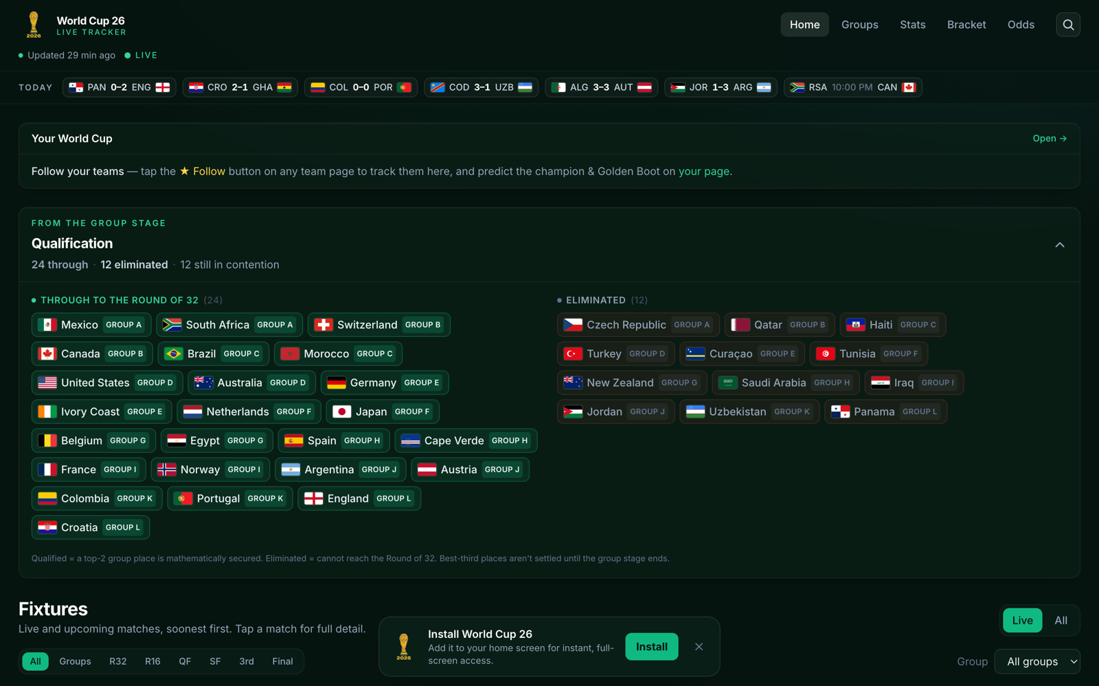 World Cup 26 screenshot